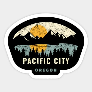 Pacific City Or Vacation Sticker